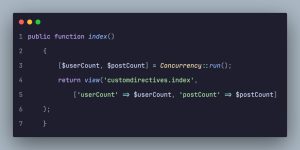 Larvel Concurrency run method