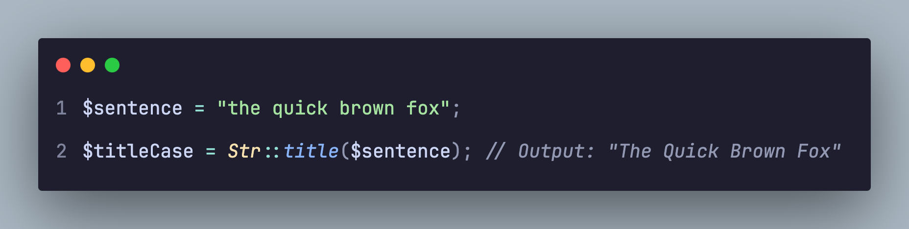 Laravel Helpers Another Example